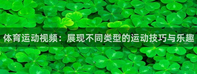 体育运动视频：展现不同类型的运动技巧与乐趣